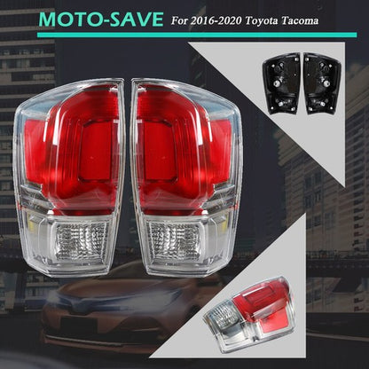 Solid Spare For Toyota Tacoma 2016-2020 Tail Lights Stop Brake Light Left & Right Side Pair