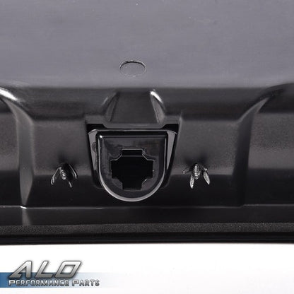 Solid Spare Rear Right Cargo Door Handle & License Plate Holder Fit For Ford E150 E250 E350