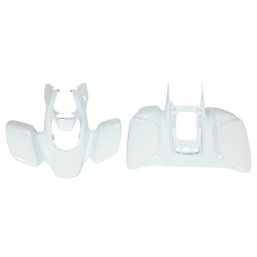 Solid Spare For Honda TRX 400EX TRX400EX 2005-2007 White Front+Rear Fender Kit ABS #117391
