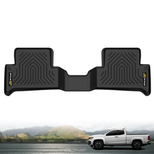 Solid Spare TPE Floor Mat Fit For 15-22 Chevy Colorado GMC Canyon Extended Cab 2nd Row