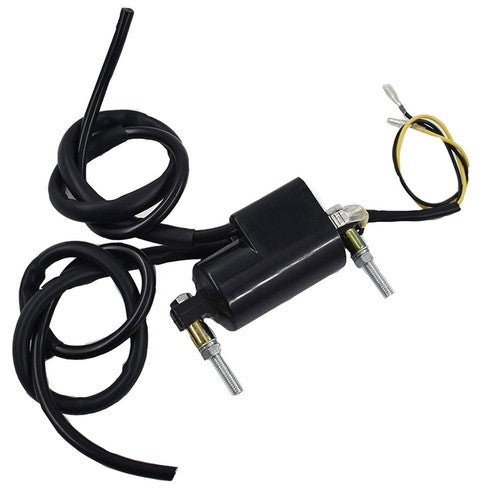 Solid Spare Fit For Honda Kawasaki Yamaha Suzuki CB KZ XS GS 12V Dual Wire Ignition Coil