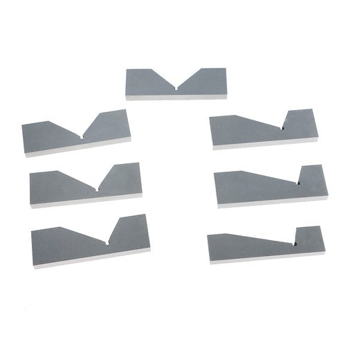 Solid Spare 17 Pcs Hardened Steel Precision Angle Block 1/4 to 45 Degree Set W/Case