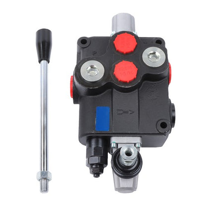 Solid Spare 32GPM 1Spool Hydraulic Directional Control Valve Open Double Acting
