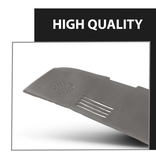 Solid Spare TPE Defrost Dash Vent Cover Cap Gray Fit For 02-05 Dodge Ram 1500 2500 3500