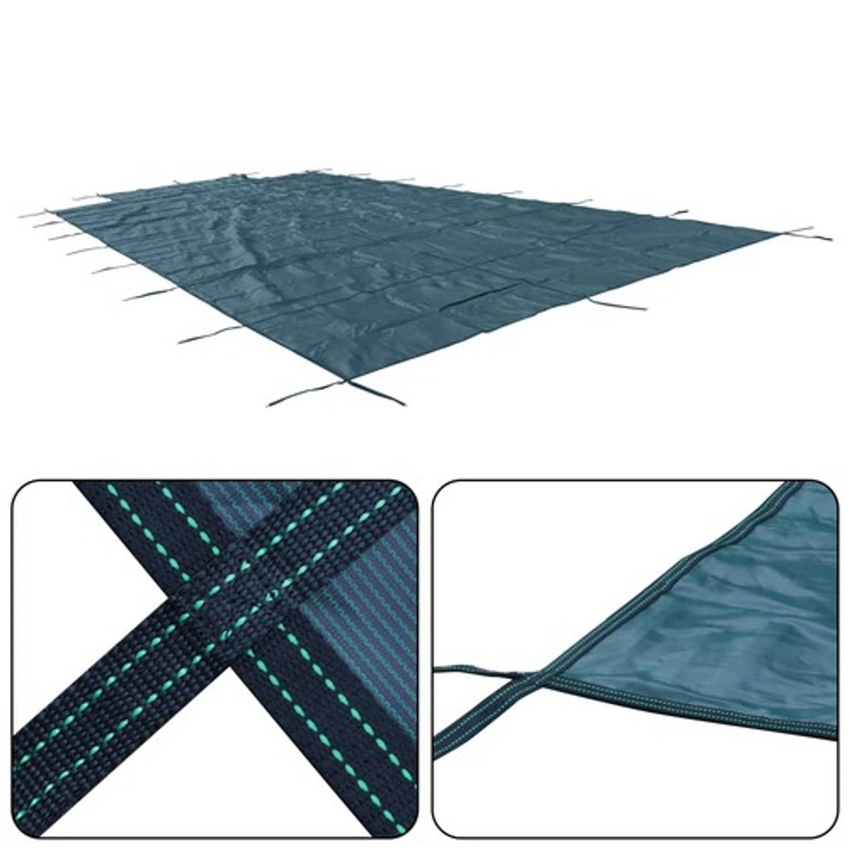Solid Spare Pool Safety Cover Includes Safety Net & Installation Tools Mesh Solid Pool Cover