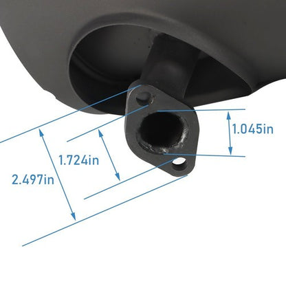 Solid Spare For Yamaha Gas Golf Cart G16 G20 G21 G22 Models Muffler Exhaust JN6-E4710-00