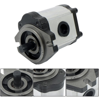 Solid Spare 9 Tooth Spline Shaft, Hydraulic Gear Pump 4-18 GPM SAE A-2 Bolts CW Cast Iron