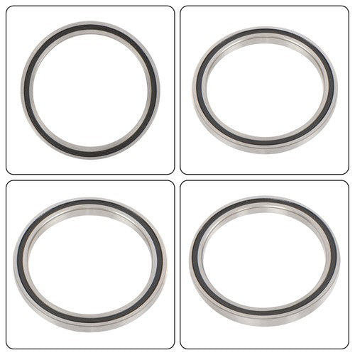 Solid Spare 10 Pack 6710-2RS Deep Groove Ball Bearings 50x62x6mm, Chrome Steel Rubber Seals