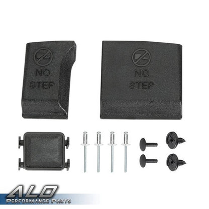 Solid Spare Fit For 2015-19 Ford F150 Tailgate Flexible Step Pad Molding With Release Button