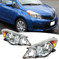 For Toyota Yaris/Vitz Hatchback 2012-2014 Chrome Headlights Left & Right Side
