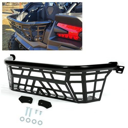 Solid Spare Bed Enclosure Tailgate Storage Luggage Rack For 2020-2024 Kawasaki Teryx 1000