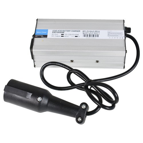 Solid Spare 48 Volt 6Amp Battery Charger Snap Head For Club Car Golf Cart 3 Pin Plug