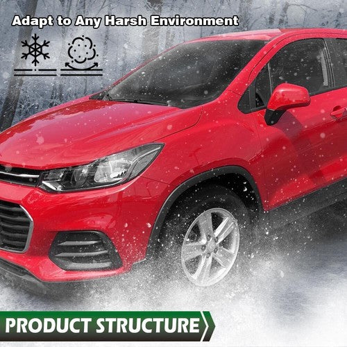 Solid Spare Front Fender Wheel Arch Molding Trim Left Driver Side Fit For 17-22 Chevy Trax