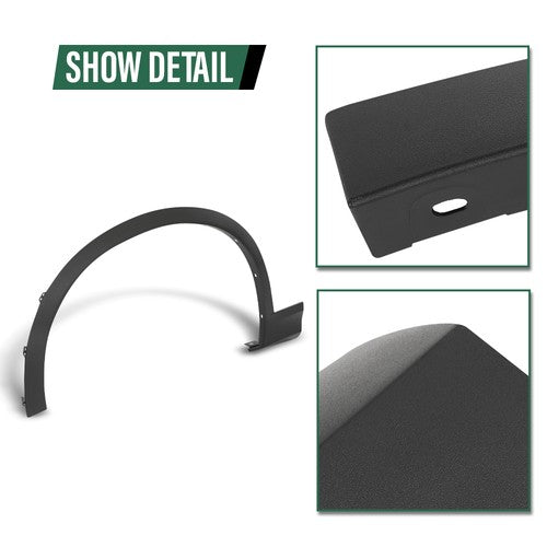 Solid Spare Front Fender Flare Trim Molding Left & Right Side Fit For 2011-2018 BMW X3 X4