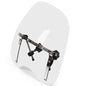 Solid Spare 19"x17" Motorcycle Clear Front Windshield For Harley Honda Magna Shadow Spirit