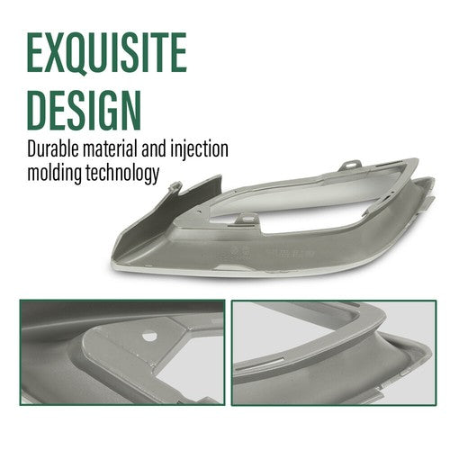 Solid Spare Fit For 06-10 Mercedes-Benz R Class Front Bumper Fog Light Trim Left+Right