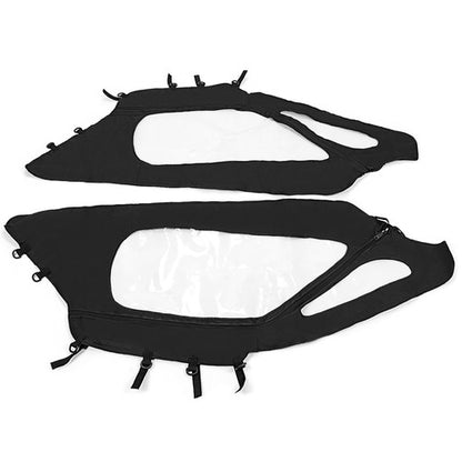 Solid Spare UTV Soft Upper Door Cab Enclosure Set For Polaris RZR PRO XP Turbo R S 2020-2024