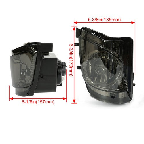 For 2006-2010 07 08 Lexus IS250 IS350 Smoked Lens Fog Lights Bumper Lamps w/Bulb