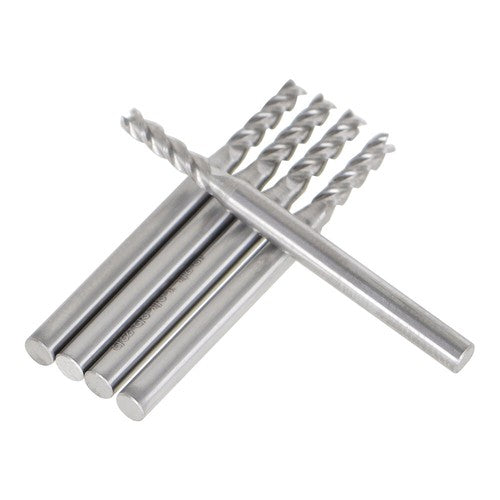 Solid Spare 5 PCS 3/32" 4 Flute 1-1/2" Overall Length 3/8" LOC Carbide End Mill