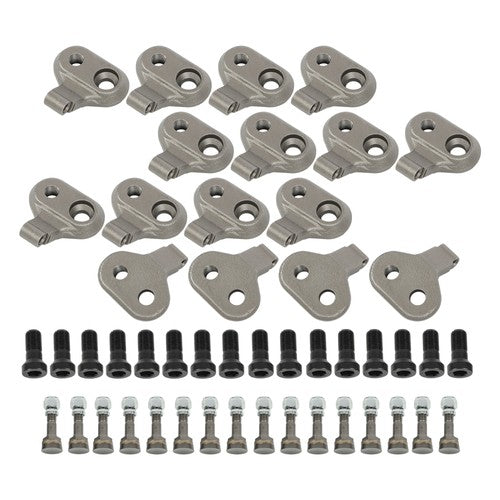 Solid Spare Stump Grinder Pocket & Teeth Kit For BARRETO SG30 with 2-1/4" Bolts 16pcs Tooth