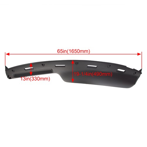 Solid Spare For 94-97 Dodge Ram 1500 2500 Dash Cover Cap Molded Dashboard Overlay Black pad