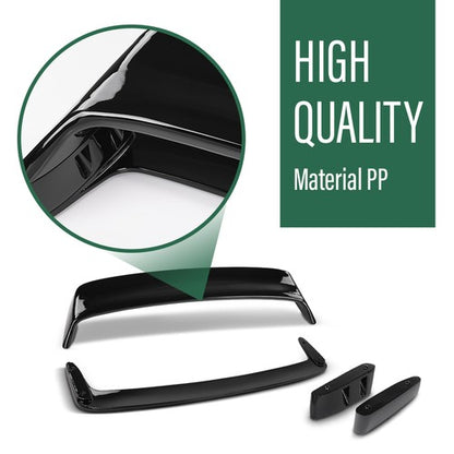 Solid Spare Gloss Black Rear Trunk Spoiler Wing LTW GT Style For 92-98 BMW 3 Series E36 M3
