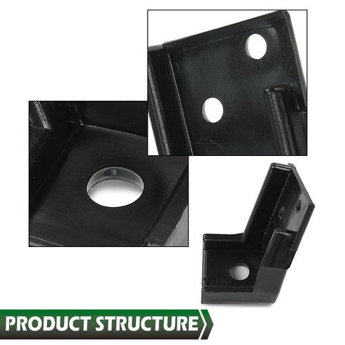 Solid Spare Fit For 02-09 GMC Envoy Saab 9-7x Driver Door Panel Bracket Combo Pack