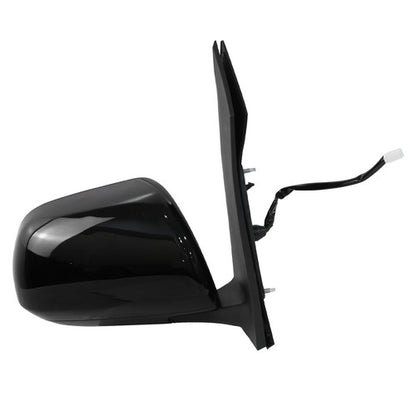Black Smooth Power Heated Mirror for Toyota Sienna 2015-2020 Passenger RH Side