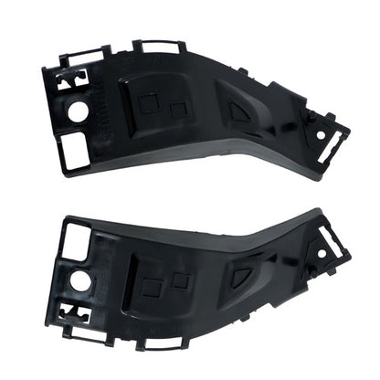 Solid Spare Front Bumper Bracket Replacement Plastic Black 2pcs Fit For Ford Flex 2009-2019