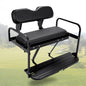 Solid Spare Rear Back Seat Kit Flip Folding Black Fit For Yamaha G14 G16 G19 G22 Golf Cart