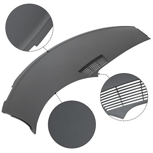 Solid Spare Molded Dash Pad Direct Replacement w/Defrost Louvers For Chevy Camaro 1993-1996