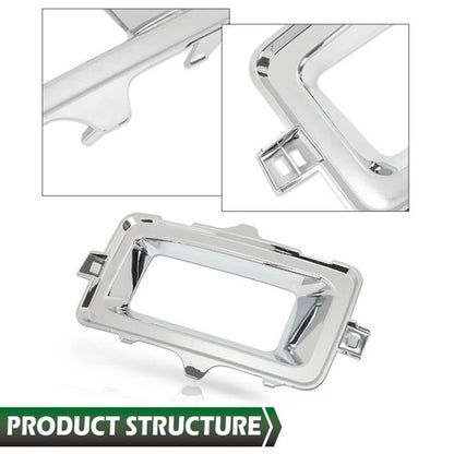 Solid Spare Fit For 2014-2015 Chevrolet Silverado 1500 Fog Light Trim Right+Left Side