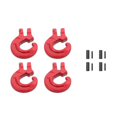 Solid Spare G80 4 PCS 5/16 Inch Logging Chain Choker Hook - 4400Lbs Working Load Limit