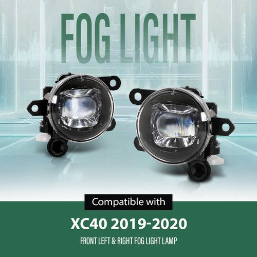 Solid Spare LED Fog Lights Driving Lamps Fit For 2019-2020 Volvo XC40 31689174 31689175