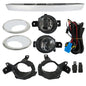 Solid Spare Fog Lights Set&Rear Trunk Trim Strip Liftgate Handle For 13-16 Nissan Pathfinder