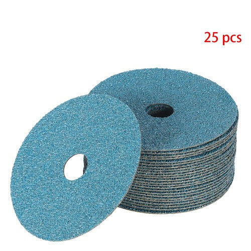 Solid Spare 25 Pack 5 x 7/8, 36 Grit Zirconia Resin Fiber Grinding and Sanding Discs