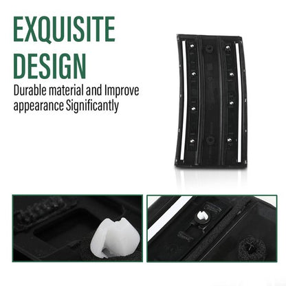 Solid Spare Door Side Fender Vents Molding Trim Fit For 13-22 Range Rover Vogue L405 Black