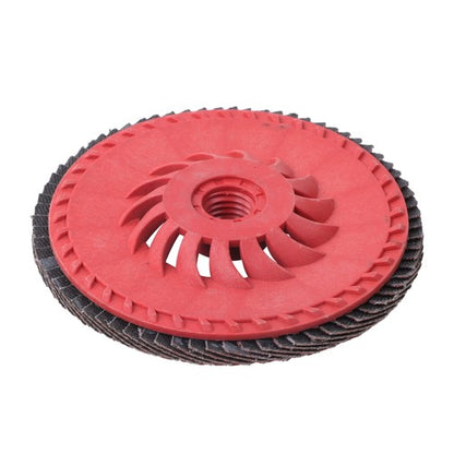 Solid Spare 10 PCS Type 29 Ceramic Grain Flap Sanding Discs 4-1/2" x 7/8" 80 Grits