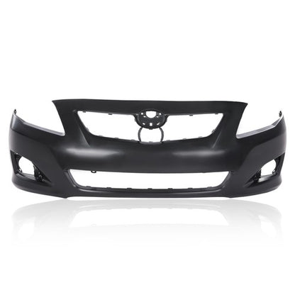 Solid Spare Fit For 2009-2010 Toyota Corolla Sedan Front Bumper Cover Assembly TO1000343