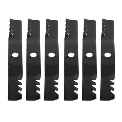 Solid Spare Fit For Kubota 60" K5955-34360 K5955-97530 396-816 6 Pcs Gator Lawn Mower Blades