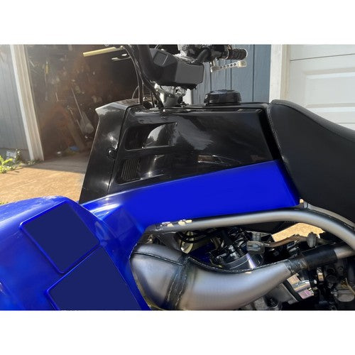 Solid Spare Plastic Gas Tank Side Covers with Grille For Yamaha Banshee 350 YFZ350 1987-2006