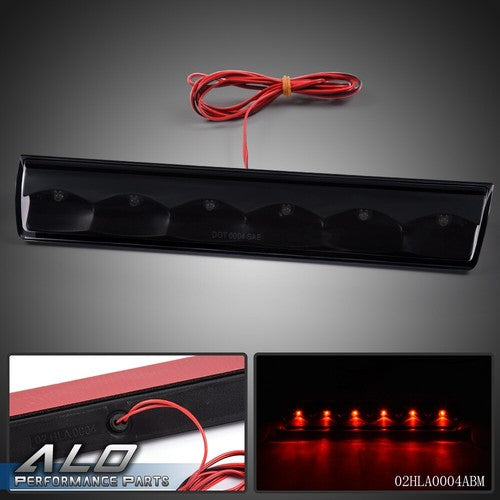 Solid Spare Truck Cap Topper LED Leer Century Are, Recessed 3rd Third Brake Light Lamp Smoke