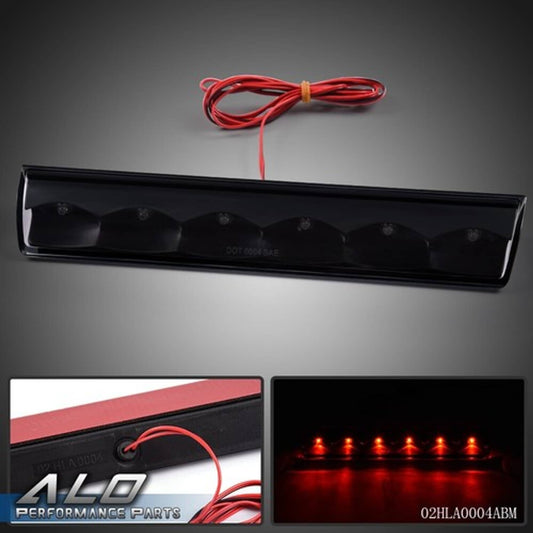 Solid Spare Truck Cap Topper LED Leer Century Are, Recessed 3rd Third Brake Light Lamp Smoke