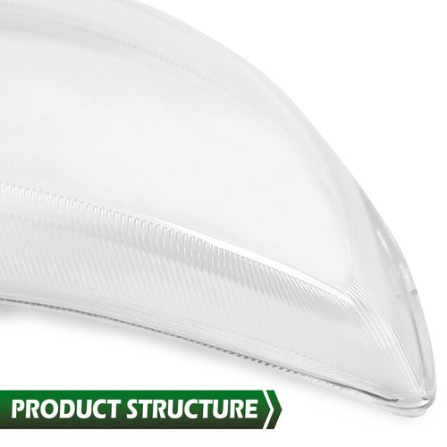 Solid Spare Fit For 99-07 GMC Sierra/Yukon Left+Right Headlight Replacement Lens Clear