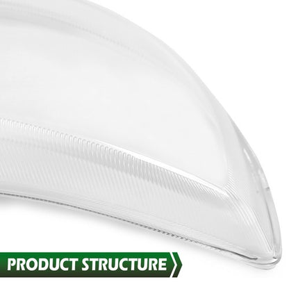 Solid Spare Fit For 99-07 GMC Sierra/Yukon Left+Right Headlight Replacement Lens Clear