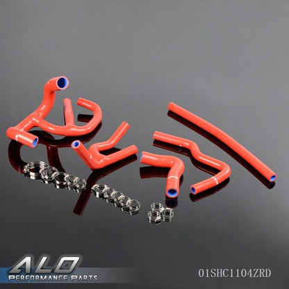 Solid Spare Silicone Radiator Hose Kit Fit For 90-00 Rover Mini Cooper S SPI 1275/1.3L Red