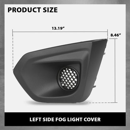 Solid Spare Front Bumper Fog Light Bezel Cover Left Fit For 2012 2013 2014 Subaru Impreza