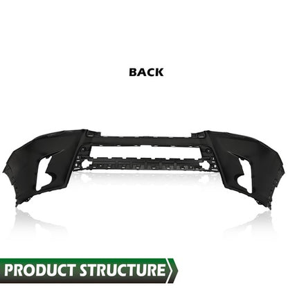 Solid Spare Fit For 2017 2018 2019 Toyota Highlander Front Bumper Cover Assembly TO1000427