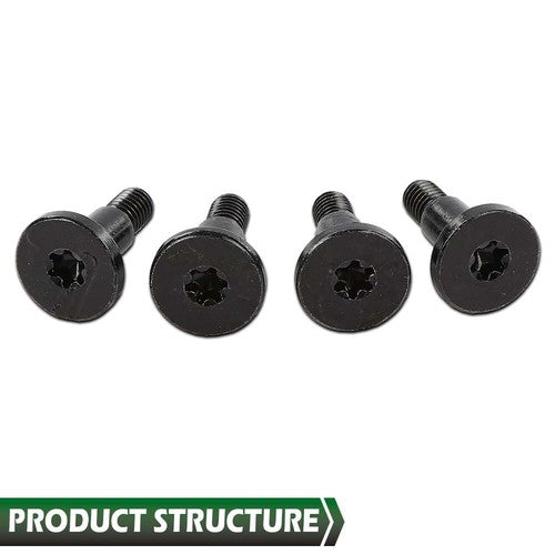 Solid Spare Fit For Ford F150 F250 F350 F450 Super Duty Tailgate Cover Cap Screws Bolts