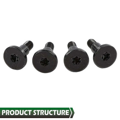 Solid Spare Fit For Ford F150 F250 F350 F450 Super Duty Tailgate Cover Cap Screws Bolts
